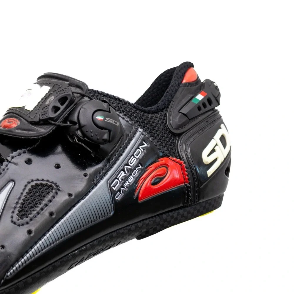 SiDi Dragon 4 carbon SRS mountain mesh‎ 2-bolt Mens MTB CX shoes EU 43.5 US 10.5
